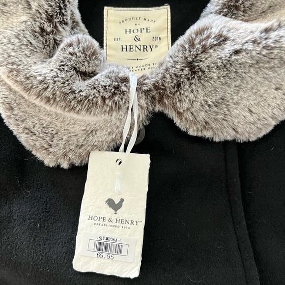 NWT Hope & Henry Faux Neck Poncho - Picture 5 of 7